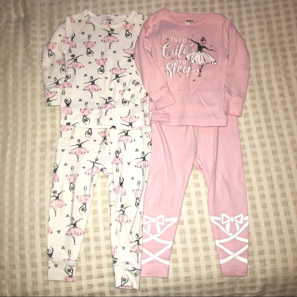 Carter’s long cotton Pajamas 18mth